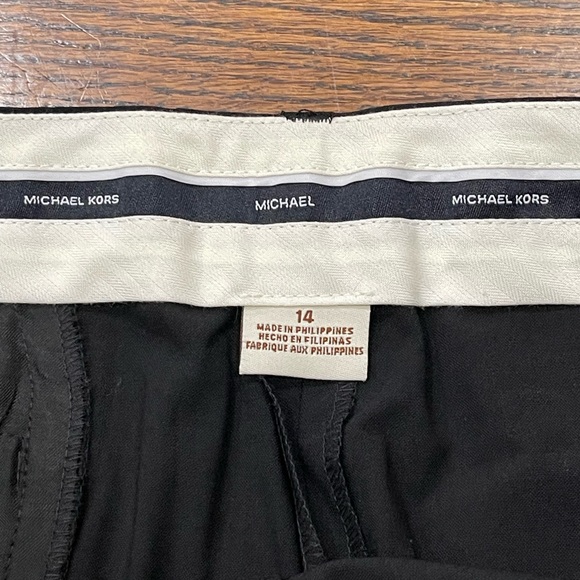 Michael Kors Classic Black Women's Dress Flare Pants, NWT - Picture 3 of 6